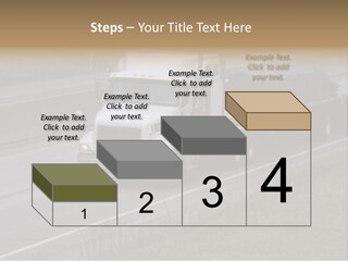 Semi Truck On The High Way With Space For Copy PowerPoint Template