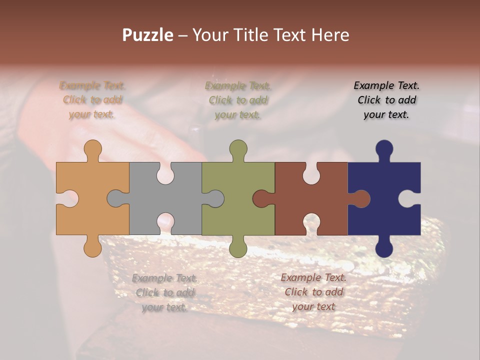 Gold Ingot PowerPoint Template