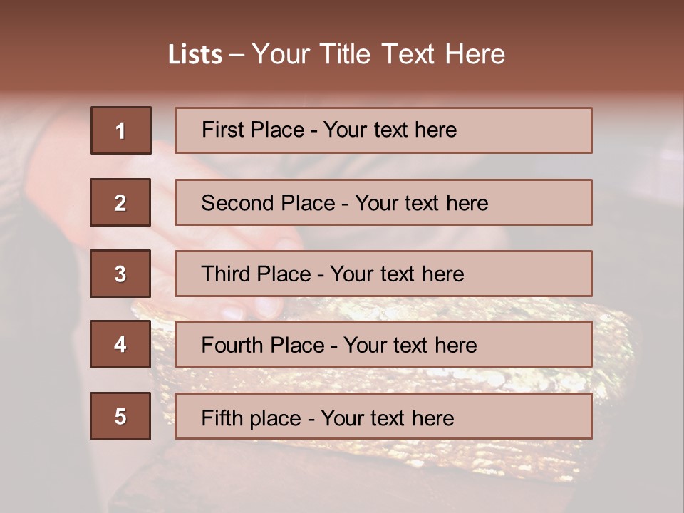Gold Ingot PowerPoint Template