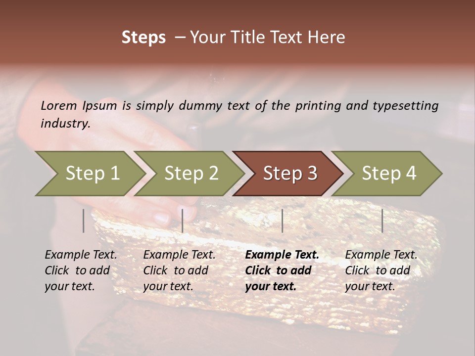 Gold Ingot PowerPoint Template