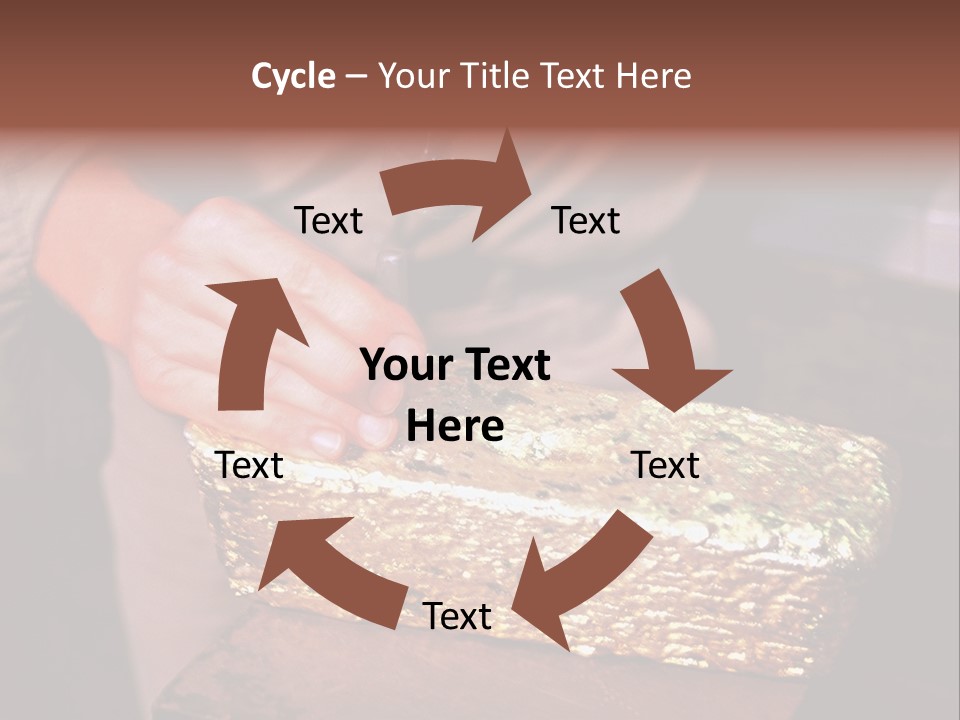 Gold Ingot PowerPoint Template