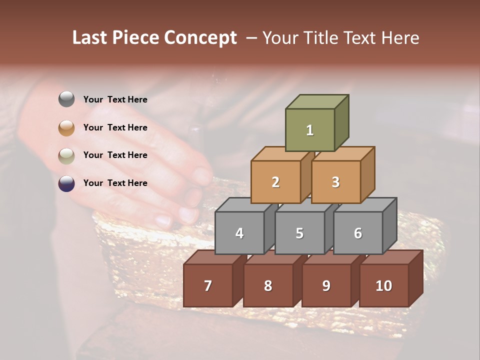 Gold Ingot PowerPoint Template