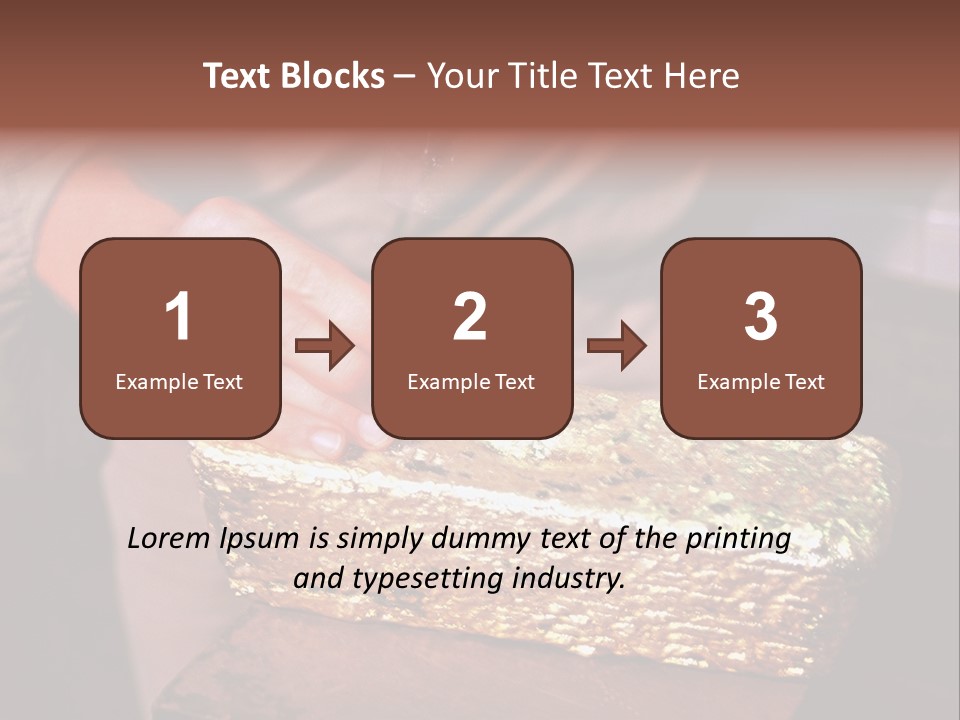 Gold Ingot PowerPoint Template
