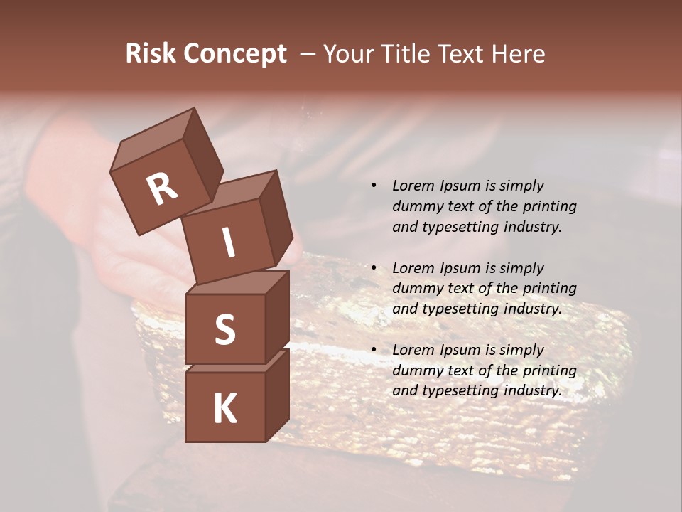 Gold Ingot PowerPoint Template