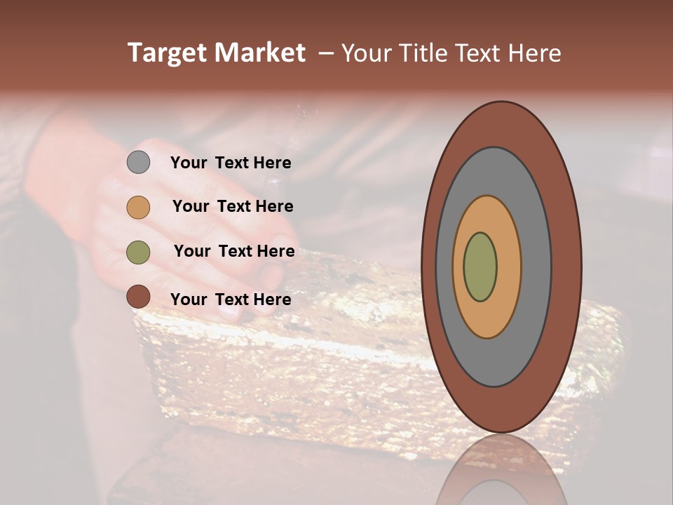 Gold Ingot PowerPoint Template