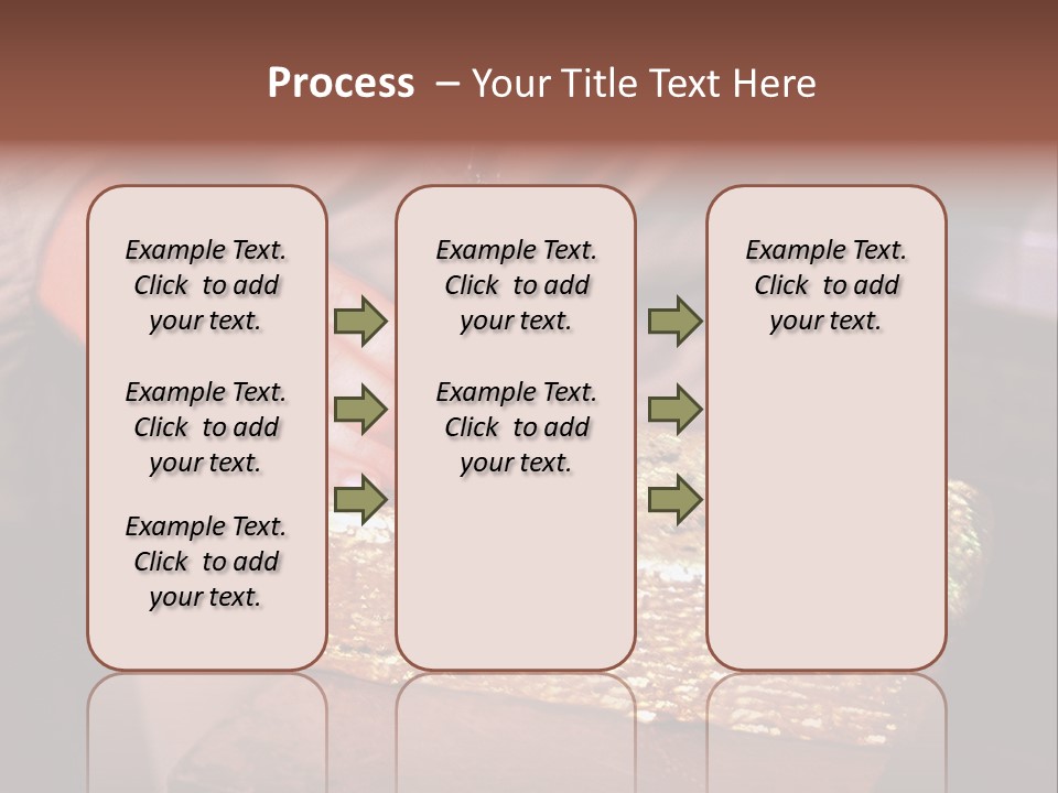 Gold Ingot PowerPoint Template