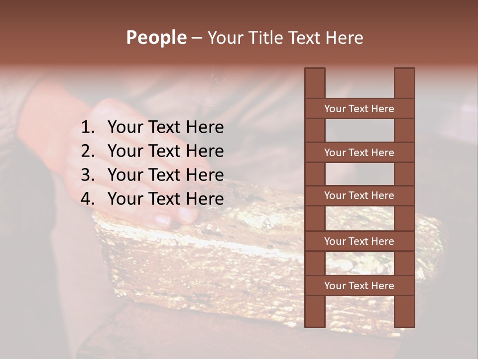 Gold Ingot PowerPoint Template