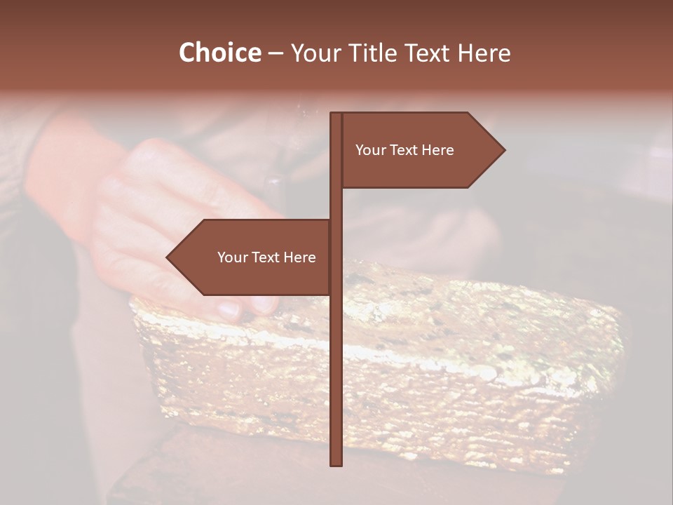 Gold Ingot PowerPoint Template