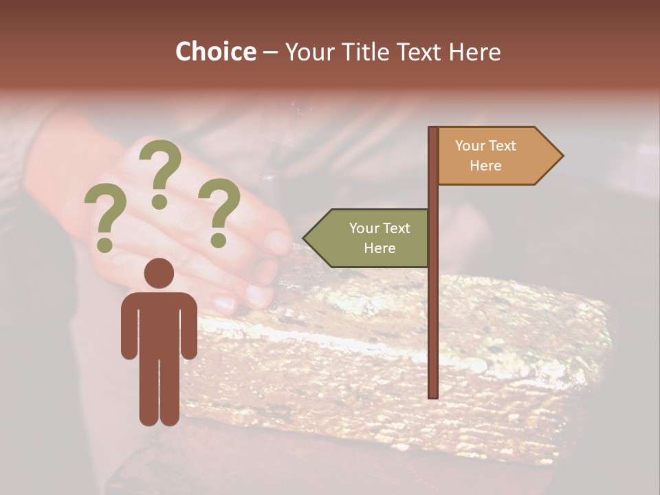 Gold Ingot PowerPoint Template