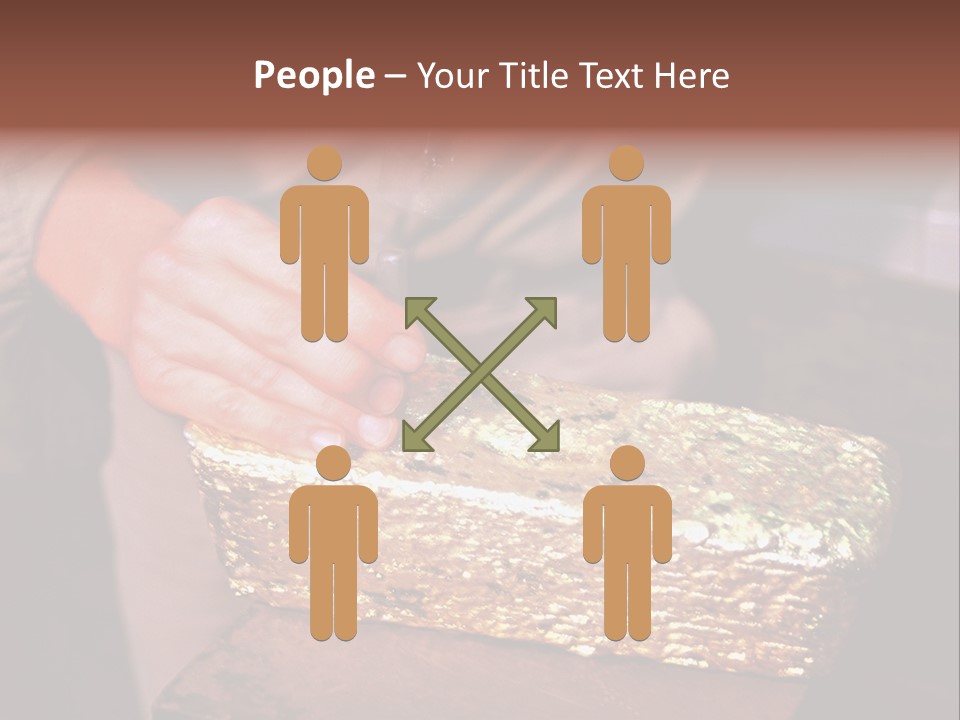 Gold Ingot PowerPoint Template