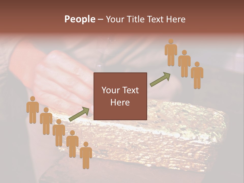 Gold Ingot PowerPoint Template