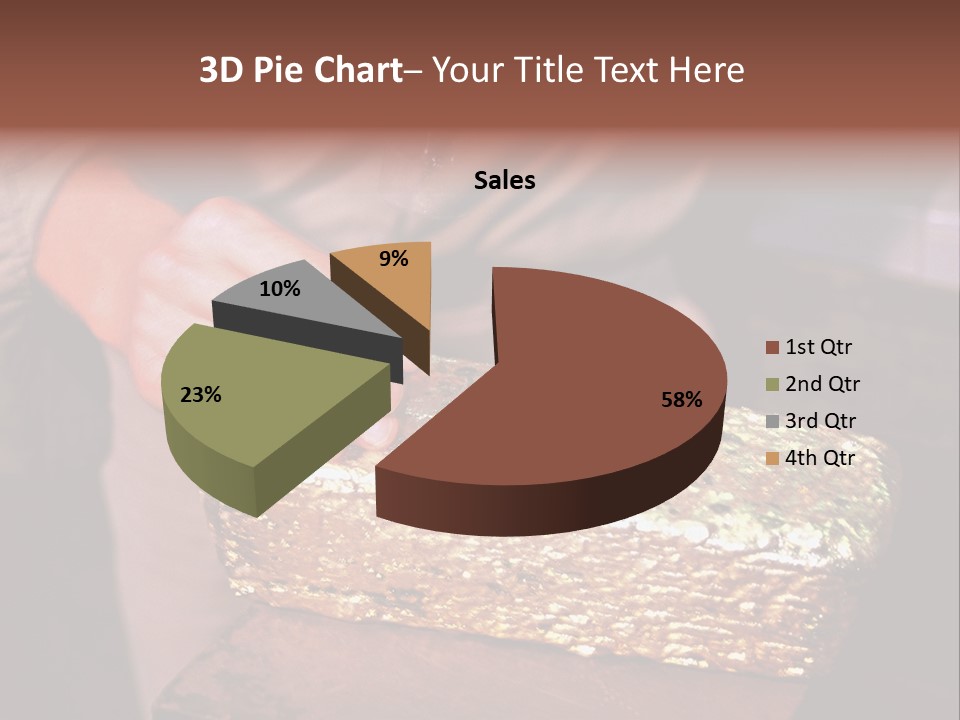 Gold Ingot PowerPoint Template