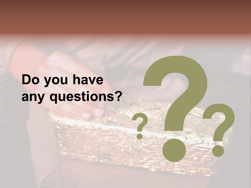 Gold Ingot PowerPoint Template