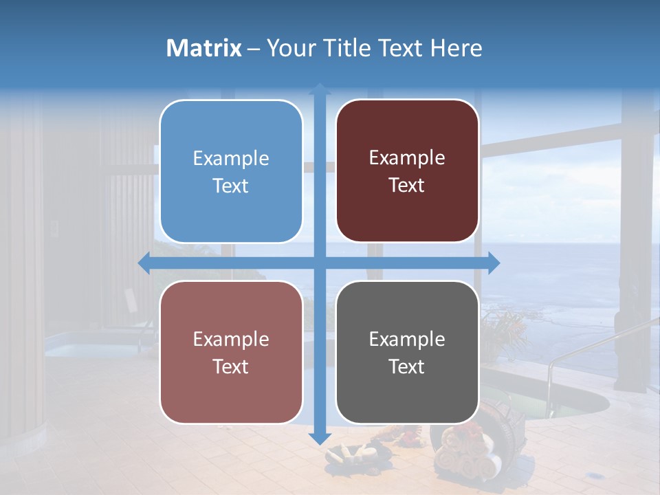 Flying Girl With Colorful Umbrella In The Blue Blue Sky PowerPoint Template