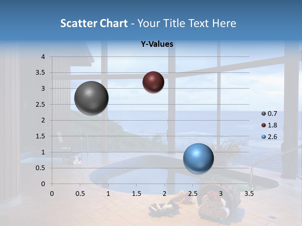 Flying Girl With Colorful Umbrella In The Blue Blue Sky PowerPoint Template