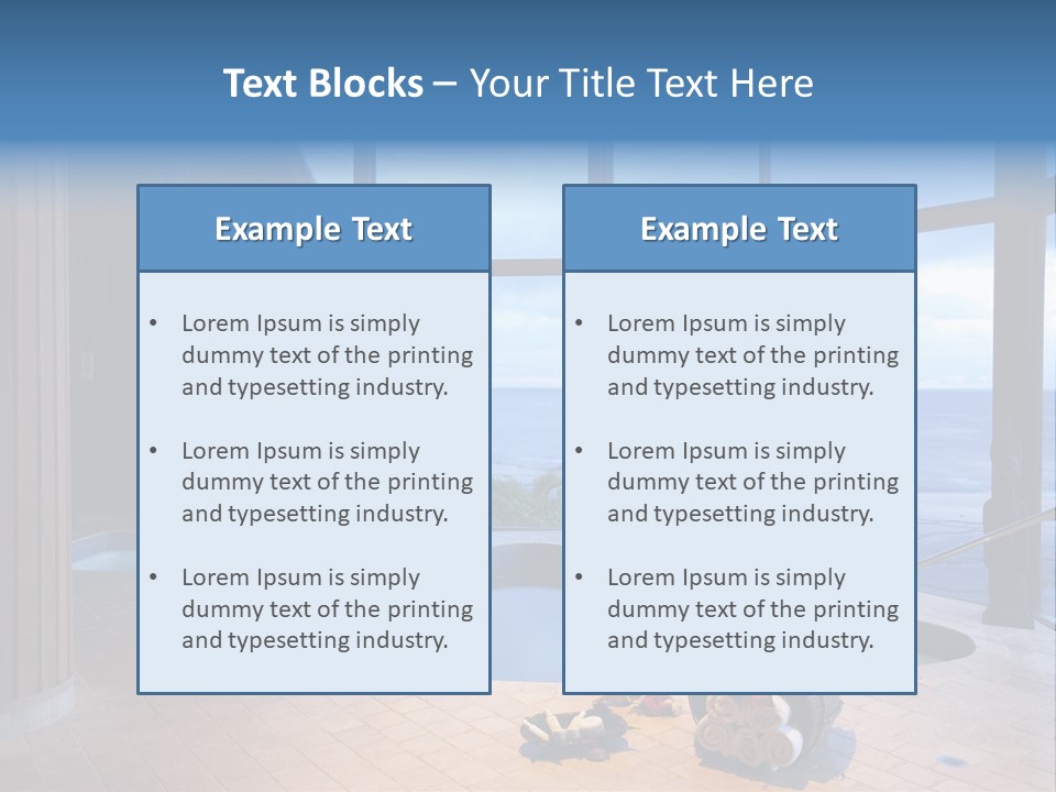 Flying Girl With Colorful Umbrella In The Blue Blue Sky PowerPoint Template