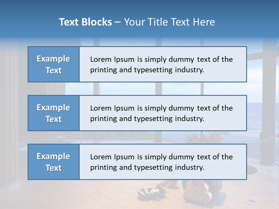 Flying Girl With Colorful Umbrella In The Blue Blue Sky PowerPoint Template