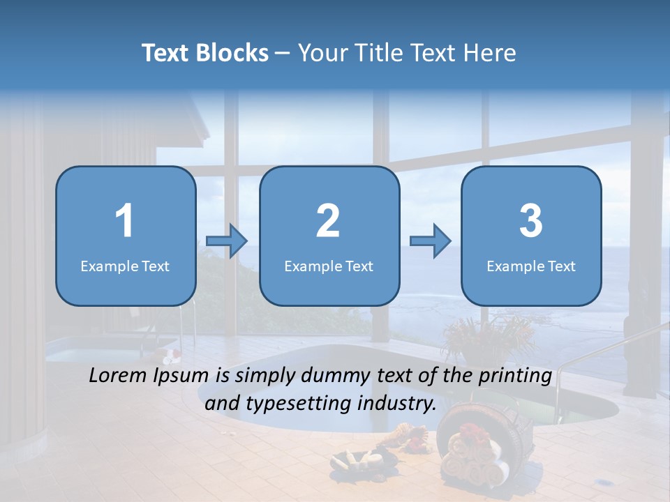 Flying Girl With Colorful Umbrella In The Blue Blue Sky PowerPoint Template