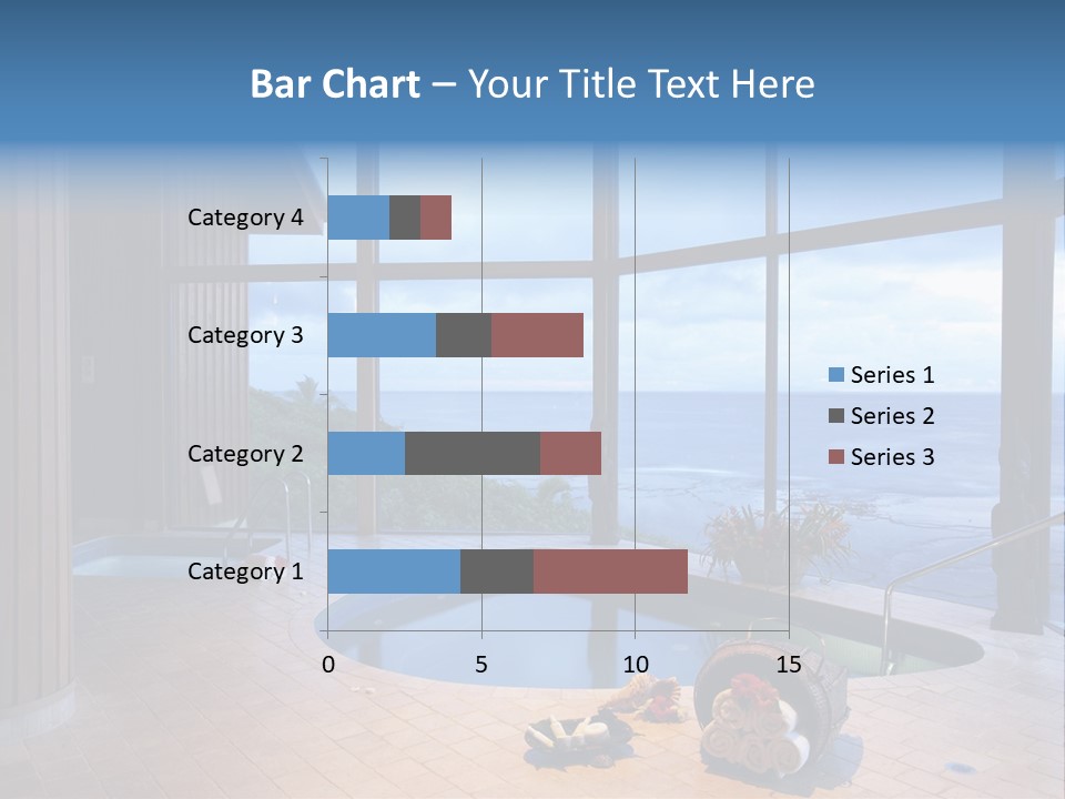 Flying Girl With Colorful Umbrella In The Blue Blue Sky PowerPoint Template