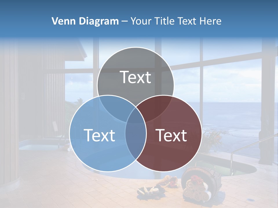 Flying Girl With Colorful Umbrella In The Blue Blue Sky PowerPoint Template