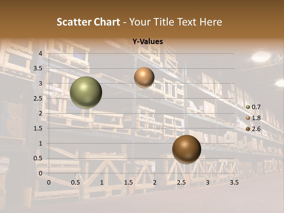 An Industrial Factory's On Site Warehouse. PowerPoint Template
