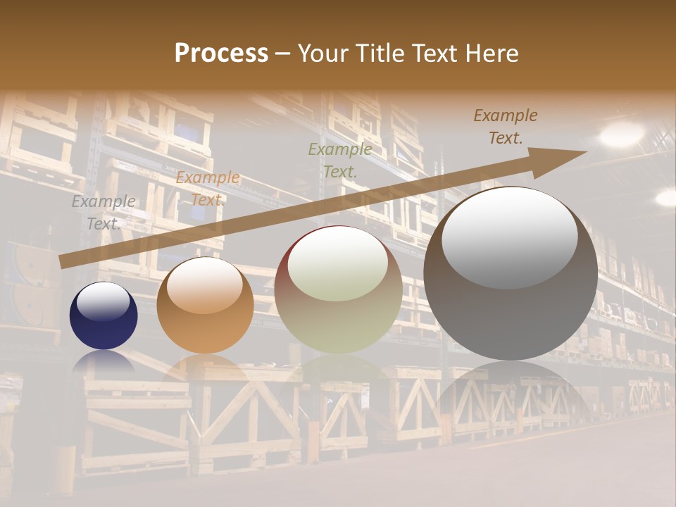 An Industrial Factory's On Site Warehouse. PowerPoint Template