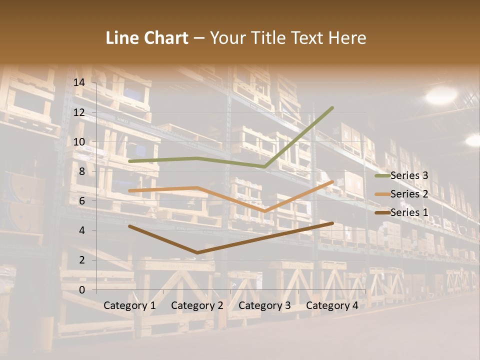 An Industrial Factory's On Site Warehouse. PowerPoint Template