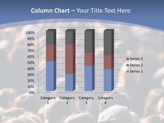 Crowd Of People At The Street PowerPoint Template