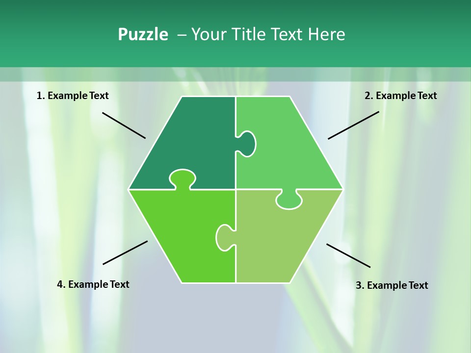 Grass And Drop PowerPoint Template