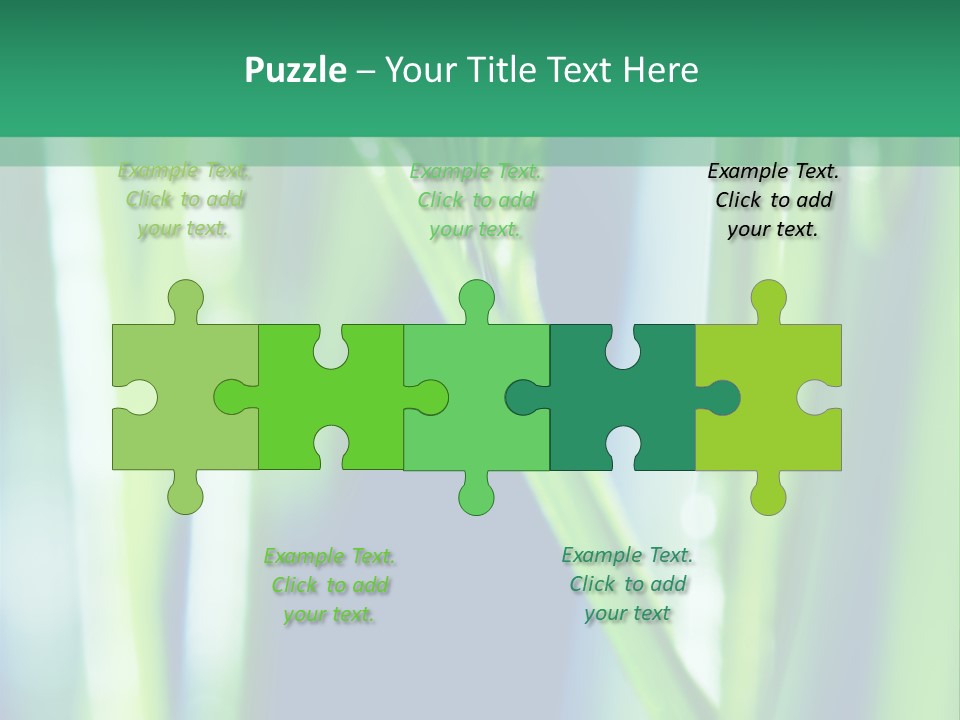 Grass And Drop PowerPoint Template