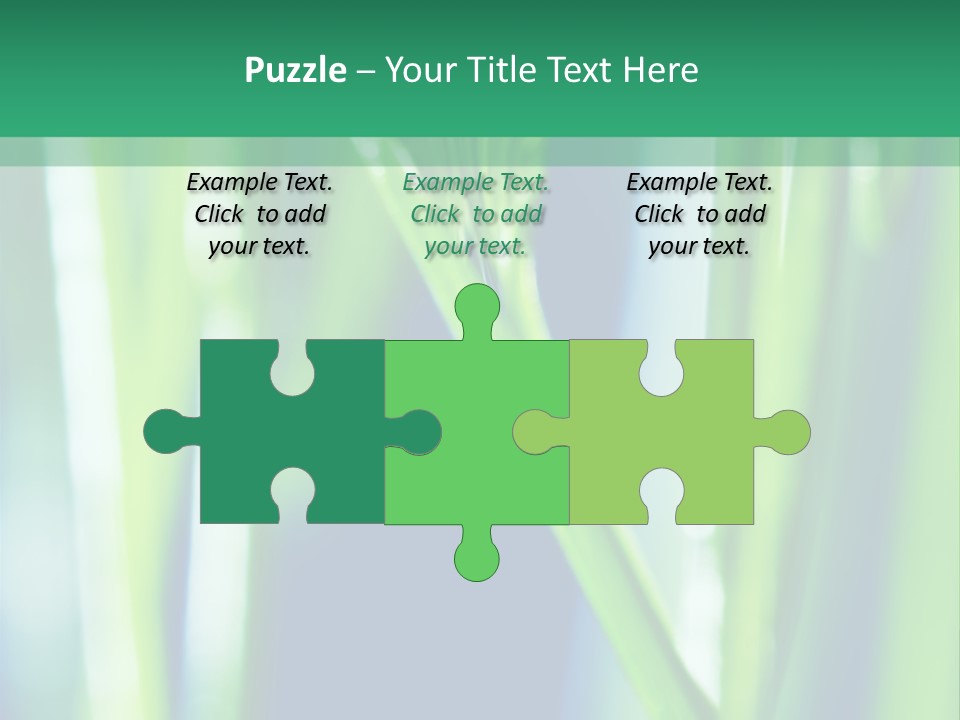 Grass And Drop PowerPoint Template