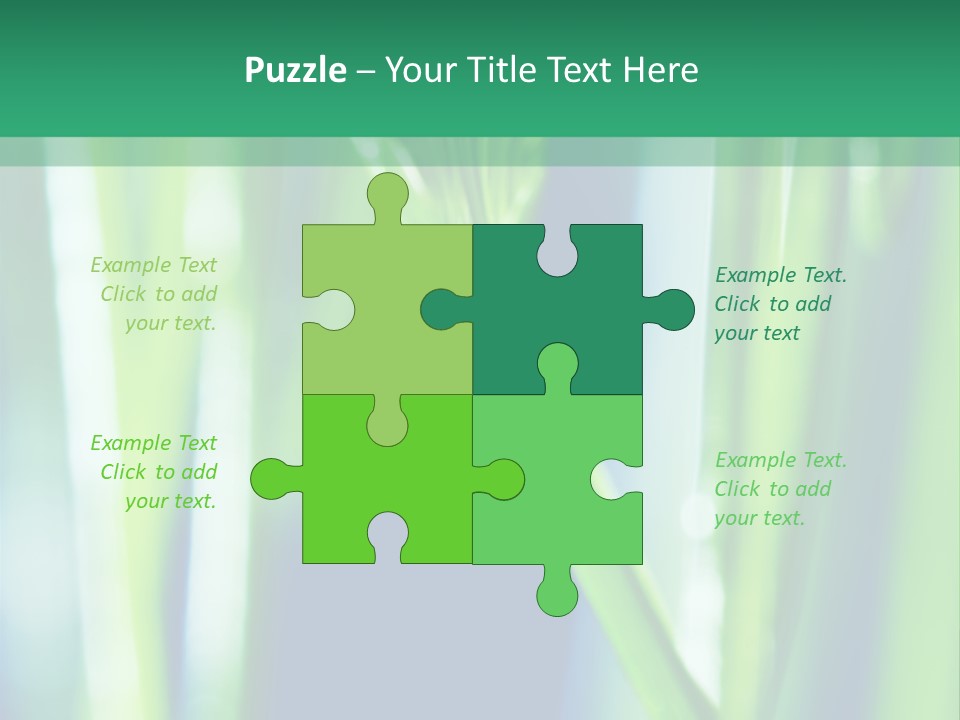 Grass And Drop PowerPoint Template