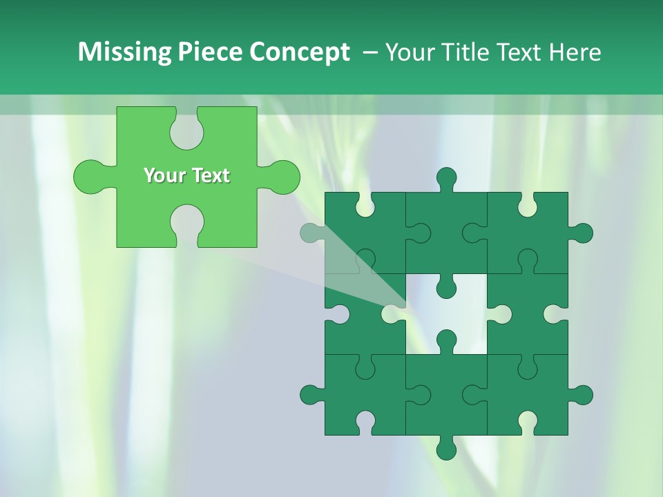 Grass And Drop PowerPoint Template