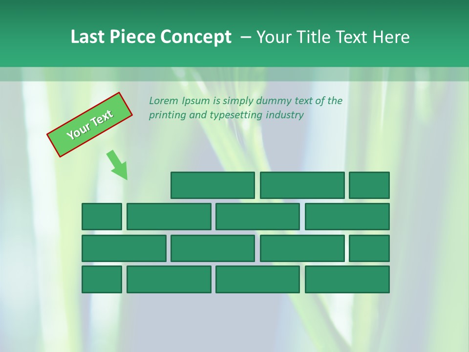 Grass And Drop PowerPoint Template
