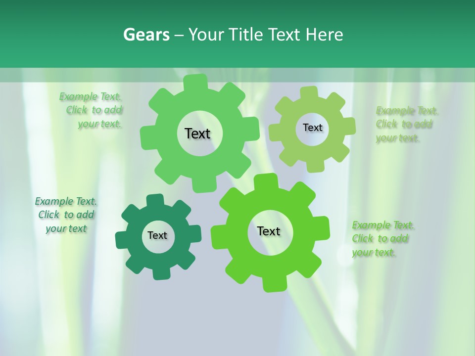 Grass And Drop PowerPoint Template