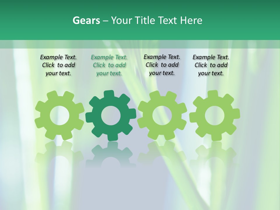 Grass And Drop PowerPoint Template