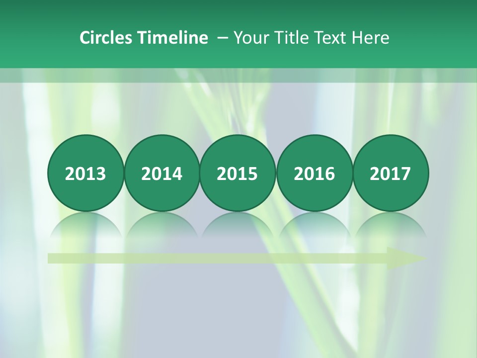 Grass And Drop PowerPoint Template