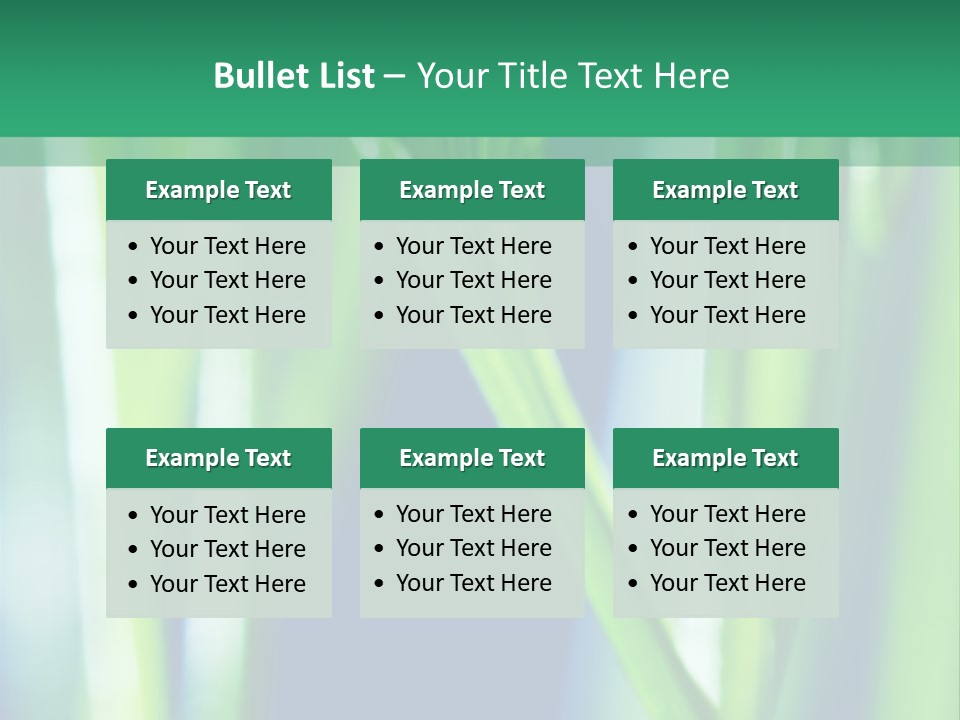 Grass And Drop PowerPoint Template