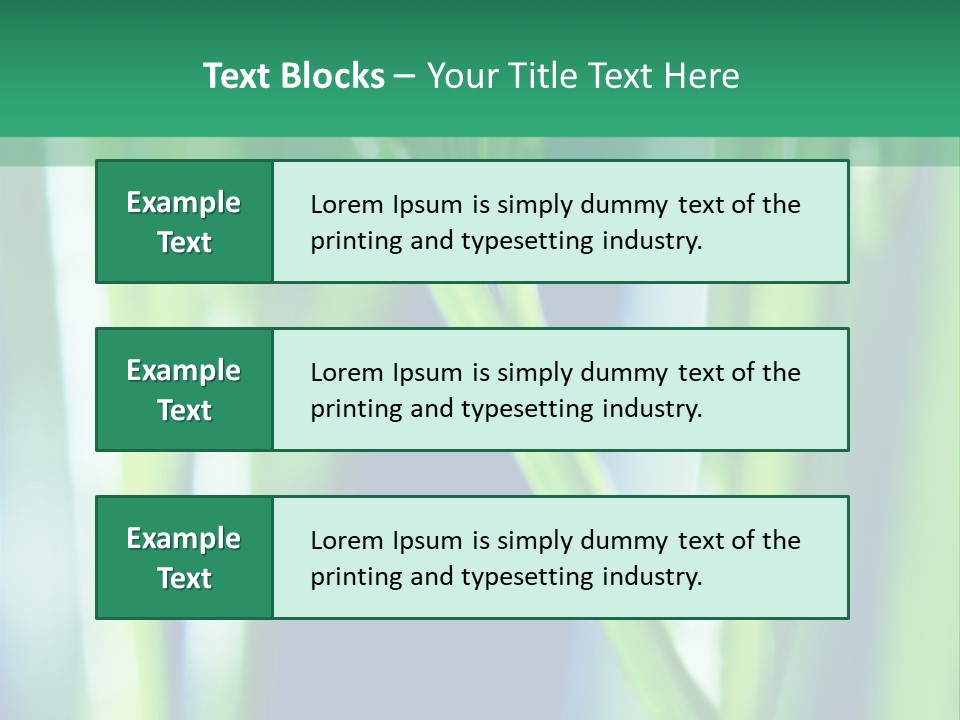 Grass And Drop PowerPoint Template