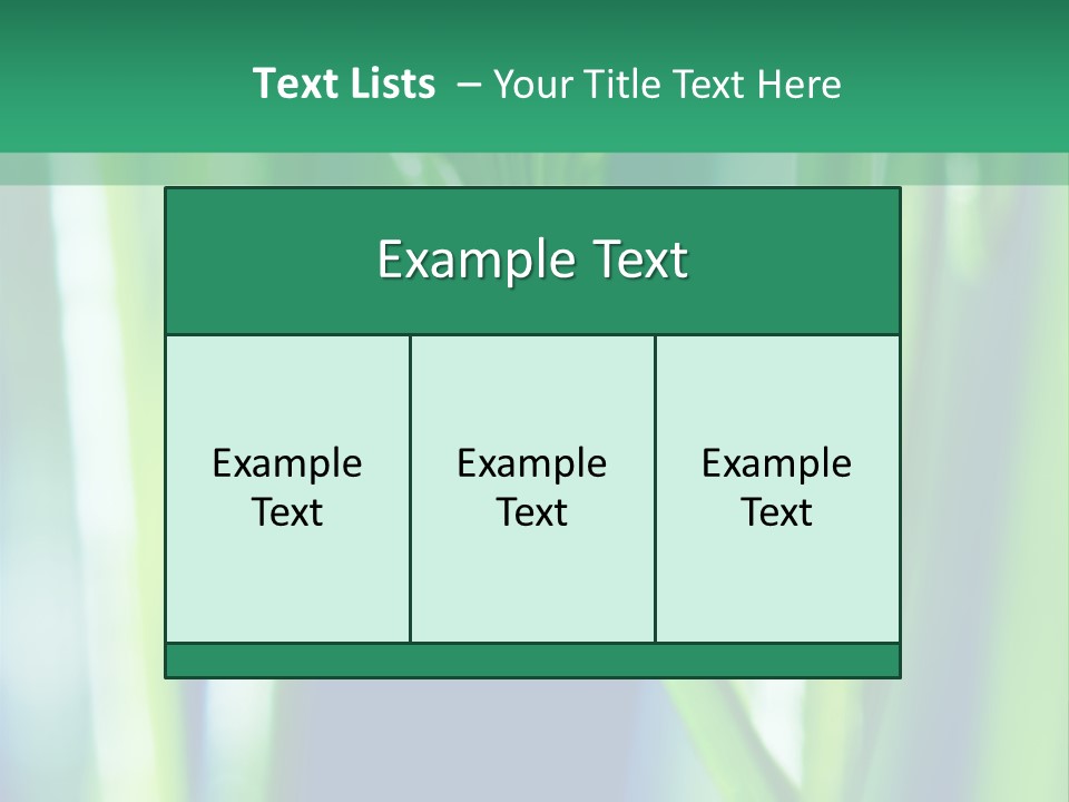 Grass And Drop PowerPoint Template