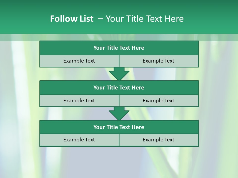 Grass And Drop PowerPoint Template