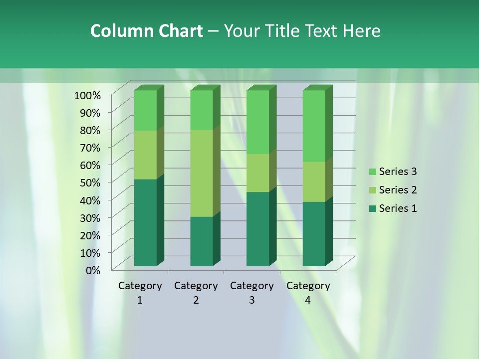 Grass And Drop PowerPoint Template