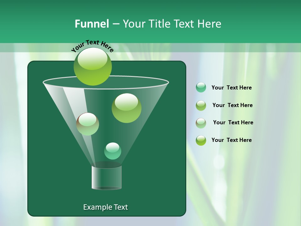 Grass And Drop PowerPoint Template