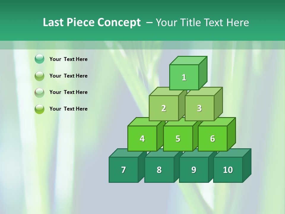 Grass And Drop PowerPoint Template