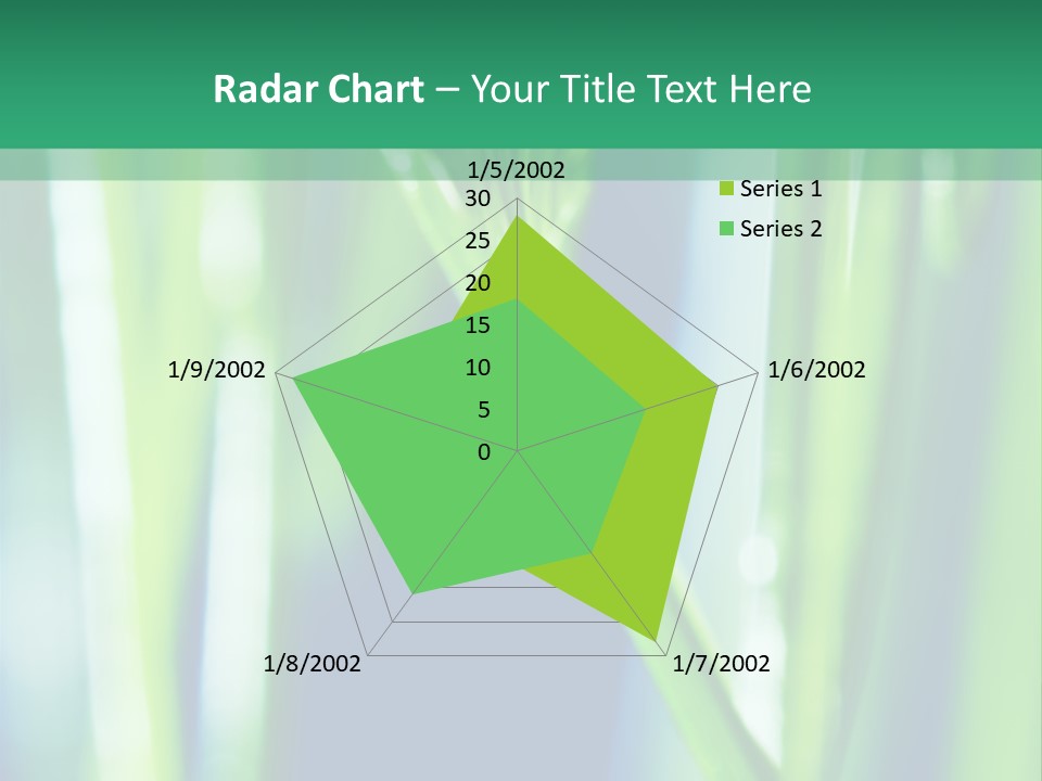 Grass And Drop PowerPoint Template