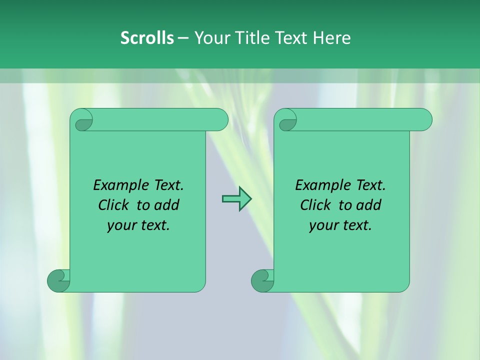 Grass And Drop PowerPoint Template