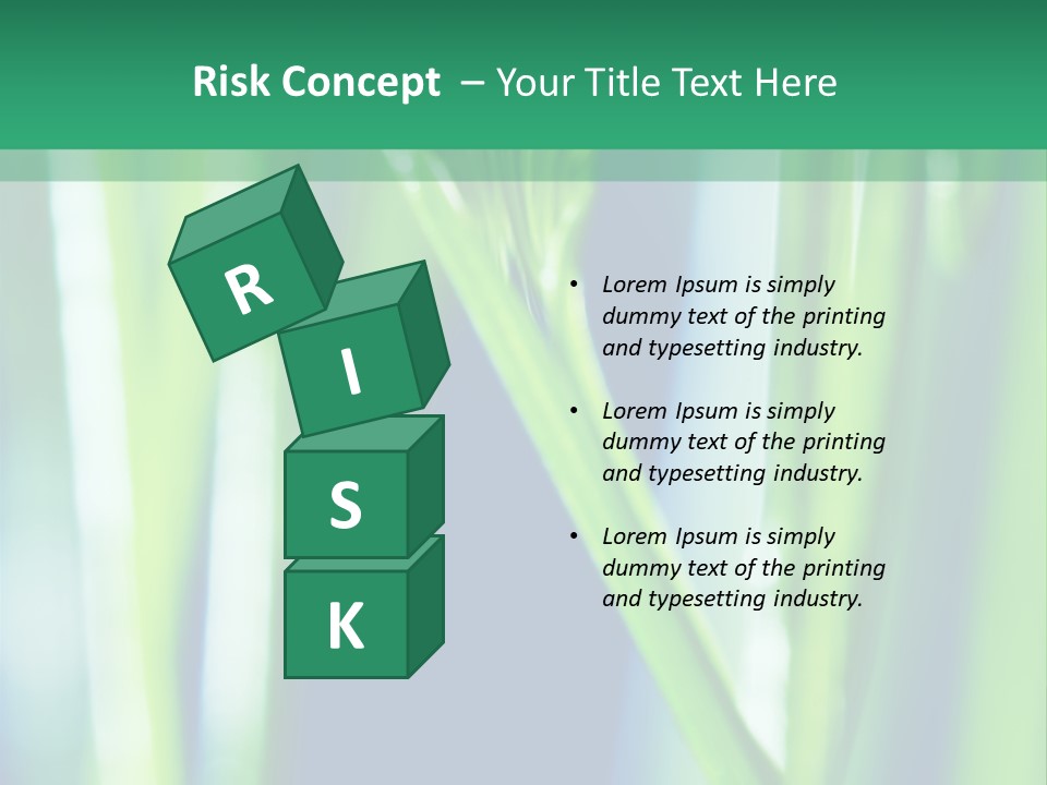 Grass And Drop PowerPoint Template