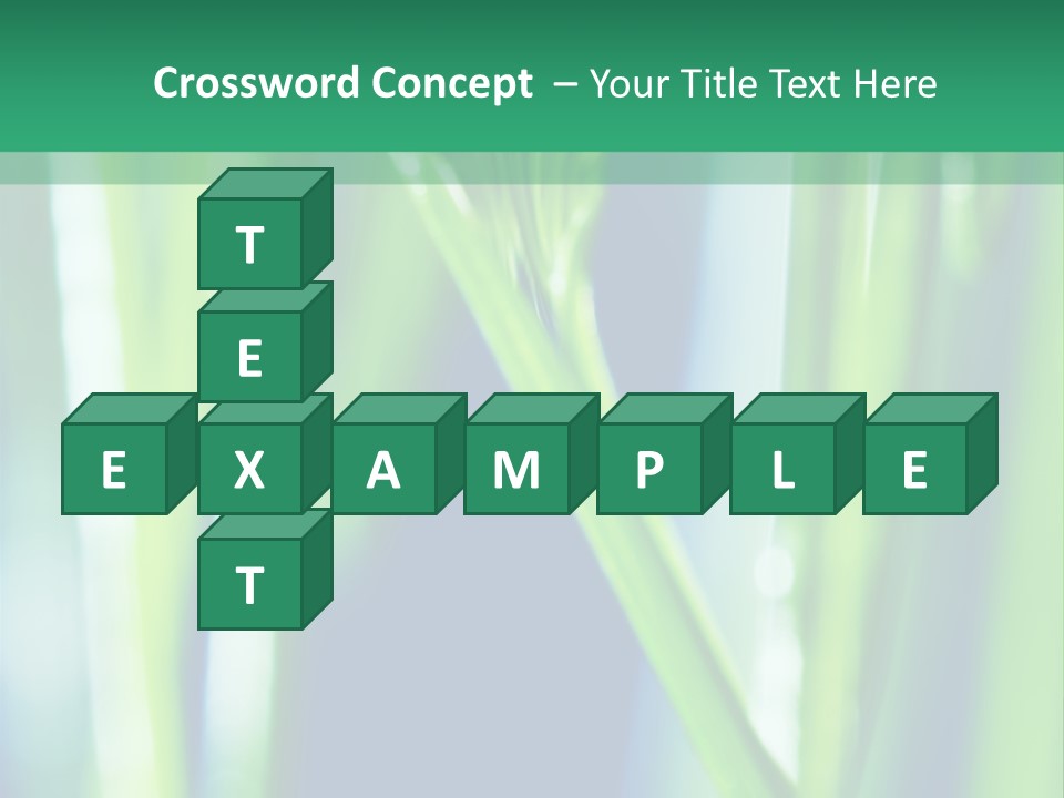 Grass And Drop PowerPoint Template
