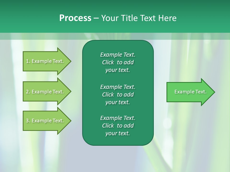 Grass And Drop PowerPoint Template