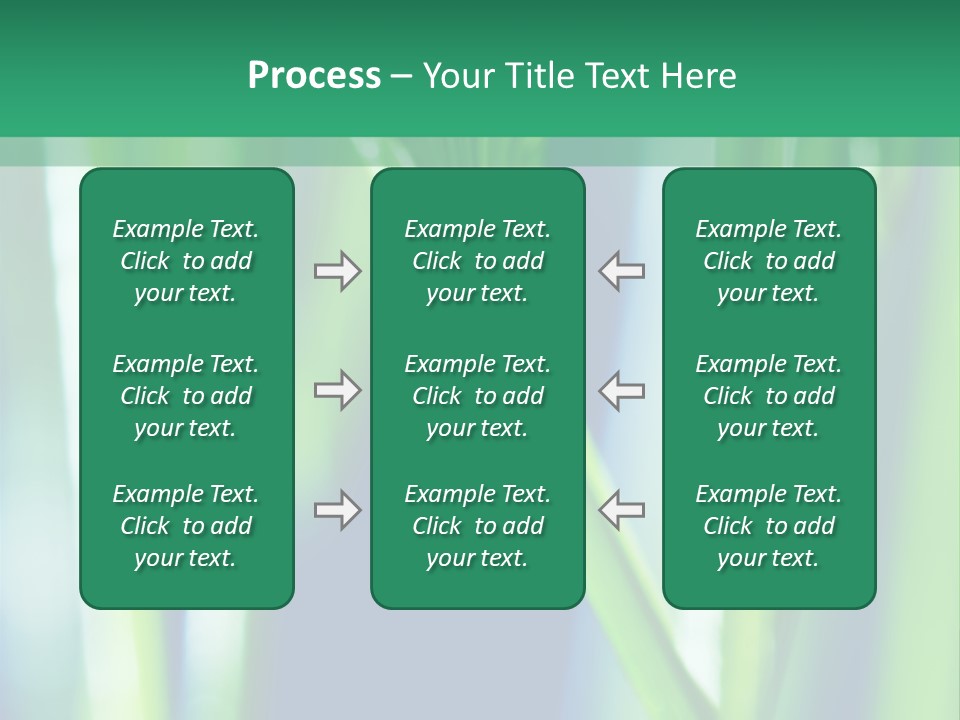 Grass And Drop PowerPoint Template